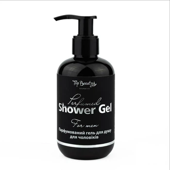 Парфюмированный мужской гель для душа Top Beauty Perfumed Shower Gel for Men для ежедневного бережного очищения кожи 200 мл