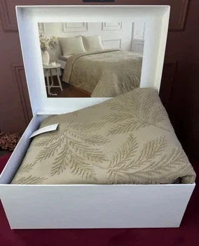 Махрова простирадло Tivolyo Home Caserta kahve bej 160x220 полуторна