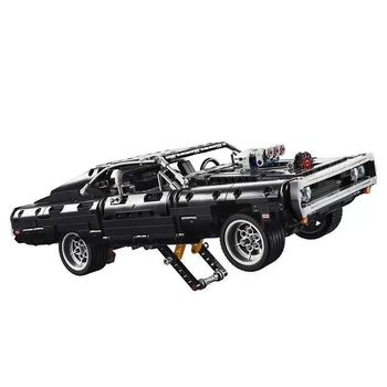 Великий конструктор автомобіль Форсаж Technic Dodge Charger Домініка Торетто 1077 деталей technic чорний