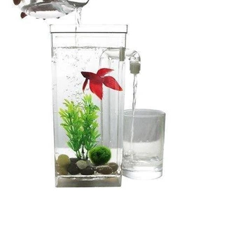 Акриловый аквариум для рыбок My Fun Fish Самоочищающийся мини-аквариум с краном для легкой очистки 79131/00