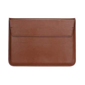 Чехол-конверт-подставка LEATHER PU для MacBook 11" Коричневый