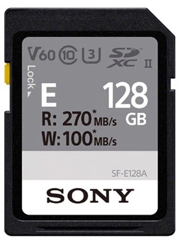Карта памяти SONY SF-E128A E Series SDXC 128GB U3 V60