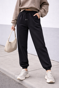Штани жіночі модні спортивні чорні (N16) XXL