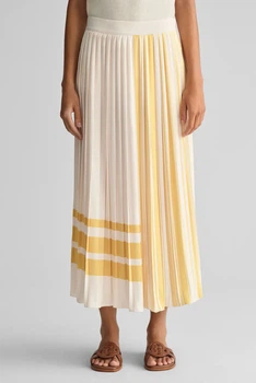 Жіноча біла плісирована спідниця REG STRIPED PLEATED Gant 38 4400124