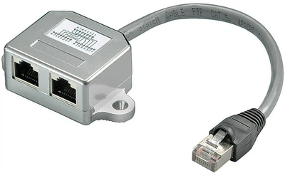 Rozdzielacz sieciowy MicroConnect MPK421 RJ45 - 2 x RJ45 (5705965935514)