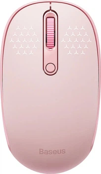 Mysz Baseus F01B Wireless/Bluetooth Baby Pink (B01055503413-00)