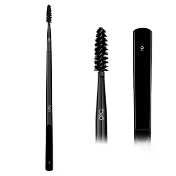 Кисточка щеточка для бровей двусторонняя OKO lash&brow № 10 BLACK EDITION