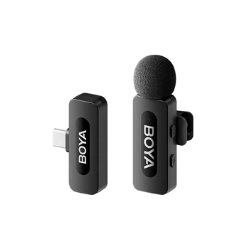 Беспроводной микрофон BOYA BY-V10 Type-C для Android и iPhone 17/16/15 с шумоподавлением (41D960FD4B23)