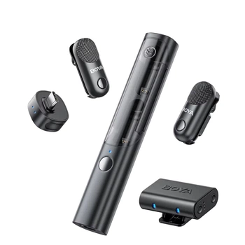 Беспроводной микрофон 4-в-1 петличный Type-C Android/iPhone Boya Magic 03 (E0068C82394F)