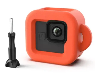 Чехол-поплавок для GoPro 11 Mini, оранжевый, с креплением для ремешка (20816C14ED33)
