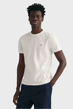 Чоловіча біла футболка SLIM SHIELD SS Gant XXL 2003185