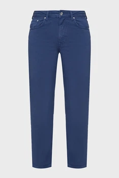 Жіночі сині джинси STRAIGHT CROPPED COLOR JEANS Gant 26 4100213