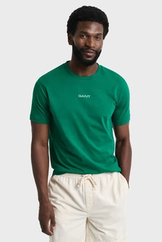 Чоловіча зелена футболка GRAPHIC Gant S 2003308