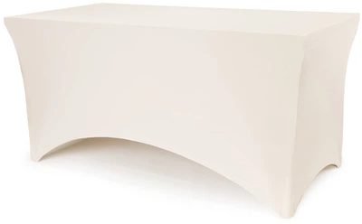 Pokrowiec na stół bankietowy Party Deco 183x76x74 cm Cappuccino (5904555059771)