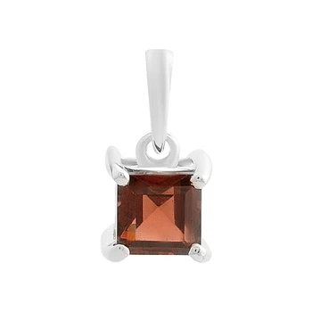 Серебряная подвеска с гранатом 0.85ct (2204367)