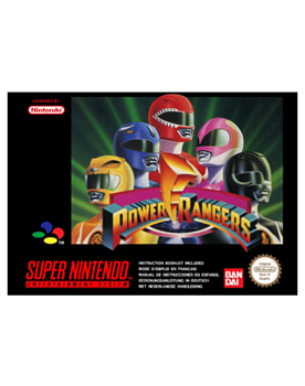 Игра Nintendo SNES Mighty Morphin Power Rangers Europe Английская Версия Б/У