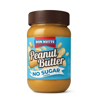 Паста арахисовая без сахара Bon Nutts Peanut Butter No Sugar Added 340 г