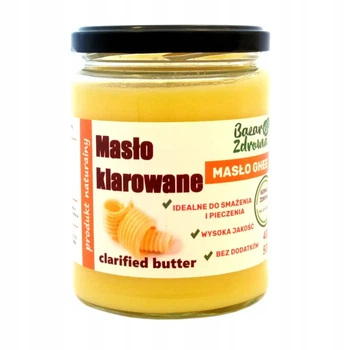 Топленое масло Гхи BAZAR ZDROWIA натуральное Maslo Klarowane Ghee 400 г