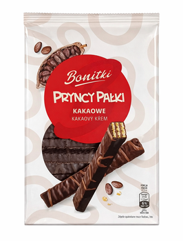 Вафли в шоколаде Bonitki Pryncy Palki с какао-кремом 200 г