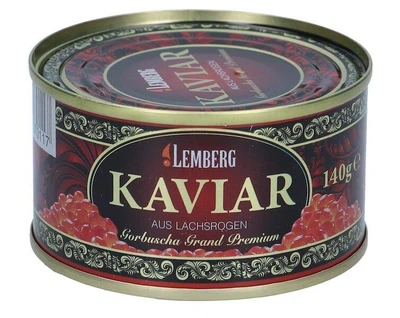 Икра лососевая зернистая Lemberg Kaviar Premium 140 г