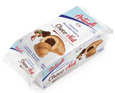 Круассаны Antonelli Choco Nut Cream Croissant Шоколадно-Горховый 225 г