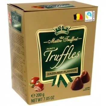 Шоколадные трюфели Maitre Truffout Fancy Truffles Hazelnut Flavour с фундуком 200 г