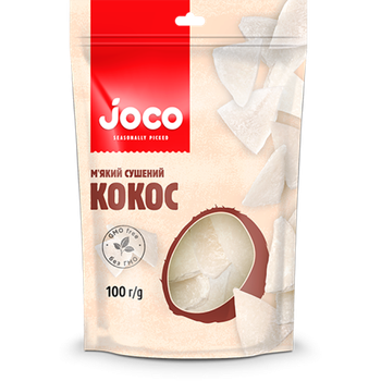 Кокос мягкий сушеный Joco 100 г