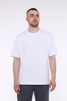 Футболка з коротким рукавом чоловіча YUKI білий L ЦБ-00293450