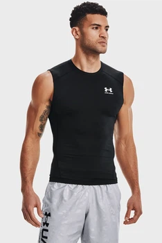 Чоловіча чорна майка UA HG Armour Comp SL Under Armour L 1361522-001