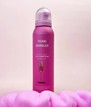 Пузырьковая пенка для душа MODAY FOAM BUBBLES PINK CHAMPAGNE с ароматом розового шампанского 150 мл