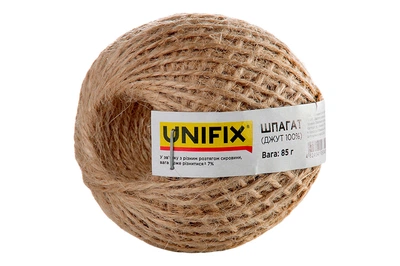 Шпагат джутовый Unifix 85г клубок (699649)