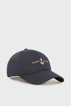Жіноча темно-синя кепка ANCHOR SATIN CAP Gant OS 4901003