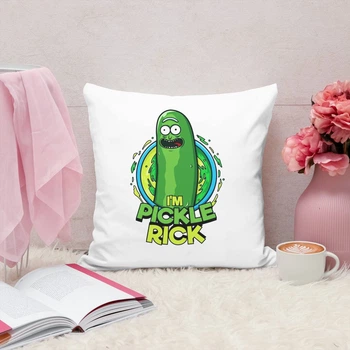 Подушка плюшевая Rick and Morty Рик и морти 35х35 см (РМ014142)