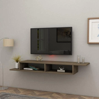 Тумбочка під телевізор, підставка під TV, ТВТ-12, колір Трюфель