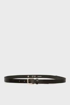 Чоловічий чорний шкіряний ремень Thin G-Star RAW 90 D25393,D981