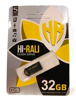 Флешка Hi-Rali 32GB Mini Fit металева