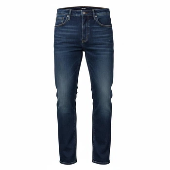 Мужские джинсы в стиле Hugo Boss темно-синие, размер 33 (HB16004.433)