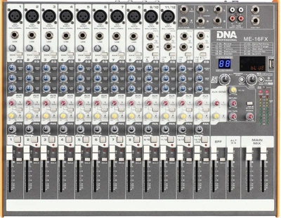 Mikser audio DNA ME-16FX 16 kanał USB Bluetooth (5907780143819)