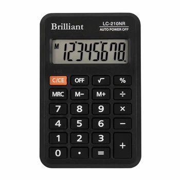 Калькулятор Brilliant 8 р карманный (LC-210NR)