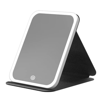 Дзеркало з LED підсвічуванням CH Folding makeup mirror 806 Size S Black