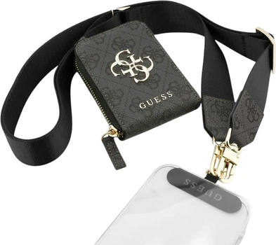 Pasek do smartfona Guess 4G Metal Logo Black (GUUCNKP4DGMK)