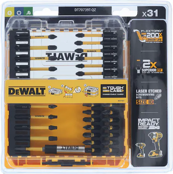 Zestaw bitów DeWalt FLEXTORQ 31 szt. (DT70739T-QZ)
