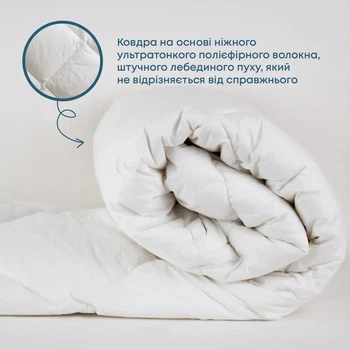 Одеяло FRIENDLY ТЕП ЛЕБЕДИНЫЙ ПУХ тик, 180x210 см (1-02598_00000)