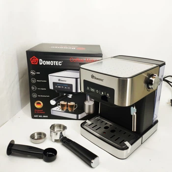Рожковая кофемашина Кофеварка Domotec MS-136 1.6л 850Вт 15 Бар