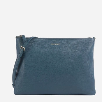 Torebka crossbody damska skórzana Coccinelle Best Crossbodymini E5MMA55F401 B27 Niebieska (800070354327)
