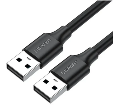 Кабель мережевий USB/USB 1 м UGREEN US102 чорний