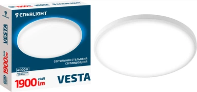 Потолочный светильник Enerlight VESTA 24Вт 4000К (VESTA24SMD80N)