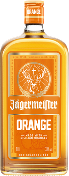 Лікер Jägermeister Orange 1 л 33% (4067700031747_4067700036971)