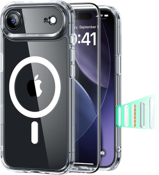 Чохол ESR Classic Hybrid MagSafe + Tempered Glass для Apple iPhone Air Tranparent (4894240288542)