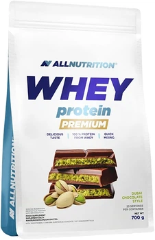 Сироватковий протеїн AllNutrition Whey Protein Premium Дубайський шоколад 700 г